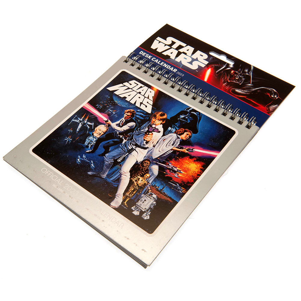 Star Wars Desktop Calendar 2023 Lets Go Retro